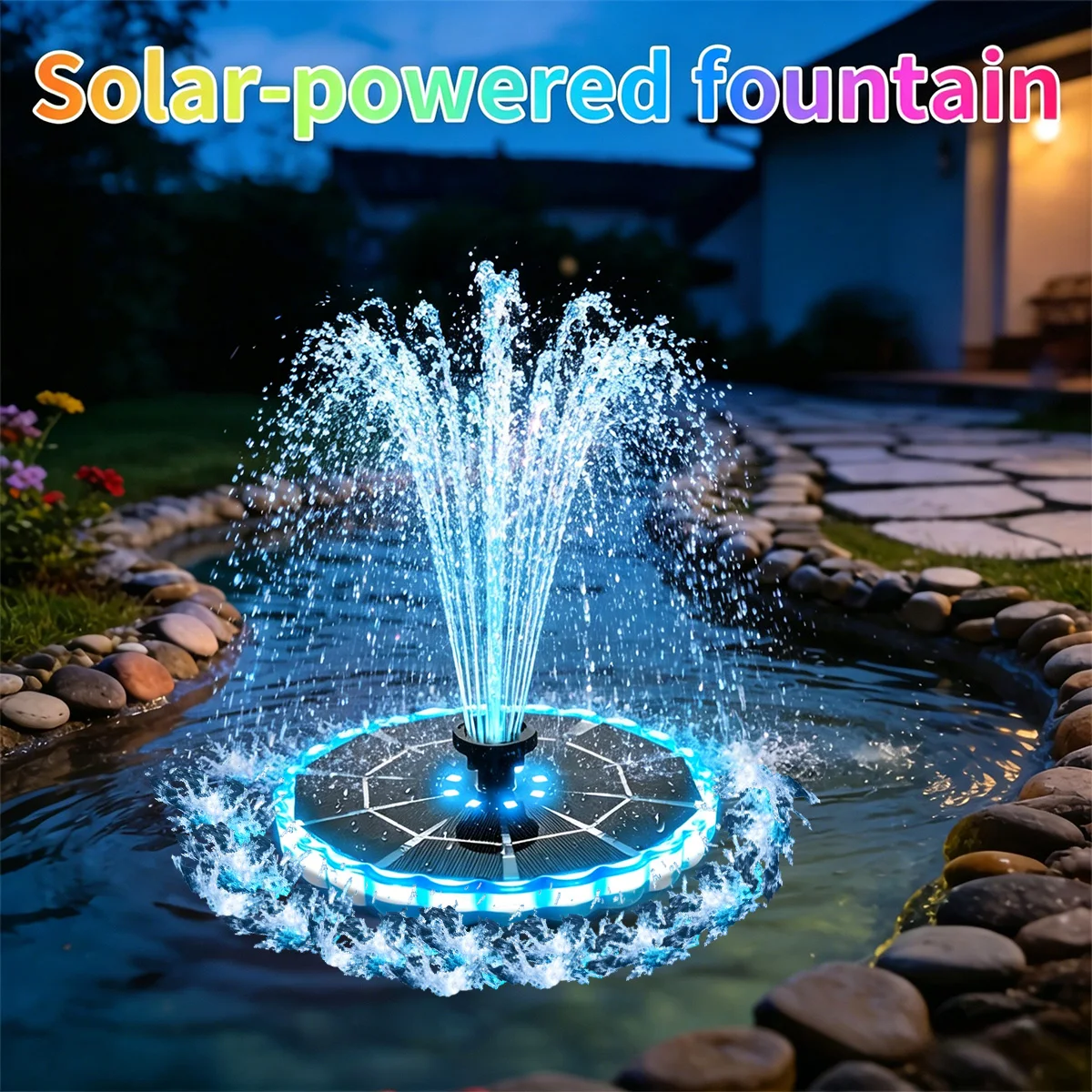 Solar Water Pump - 3.5W Outdoor Solar Fountain for Garden