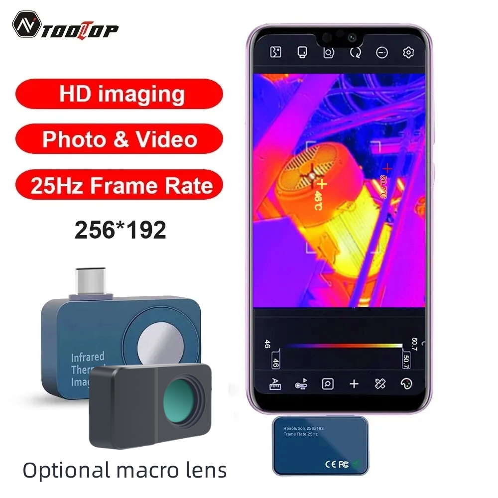 Renewable Energy Systems - TOOLTOP T7 256*192 Android Type-C Thermal
