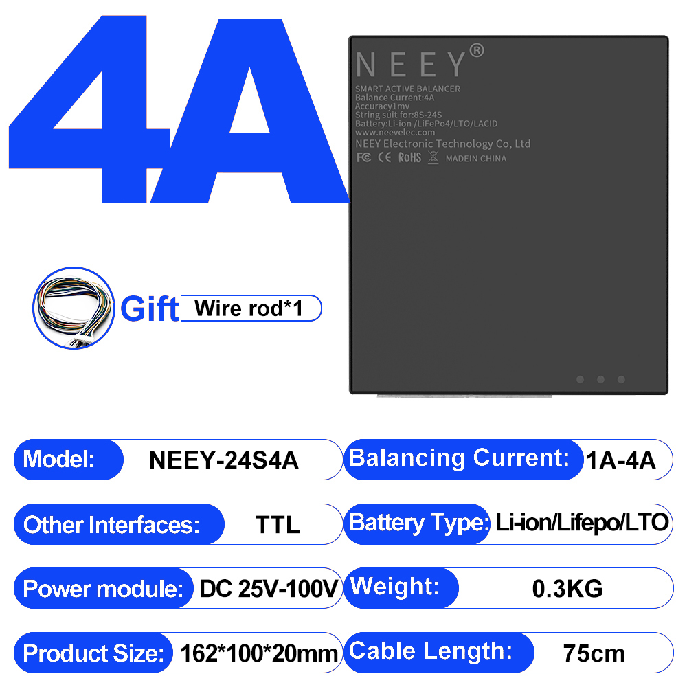 NEEY 4A Active Balancer Smart  - огляд і ціна Battery Equalizer Balancer