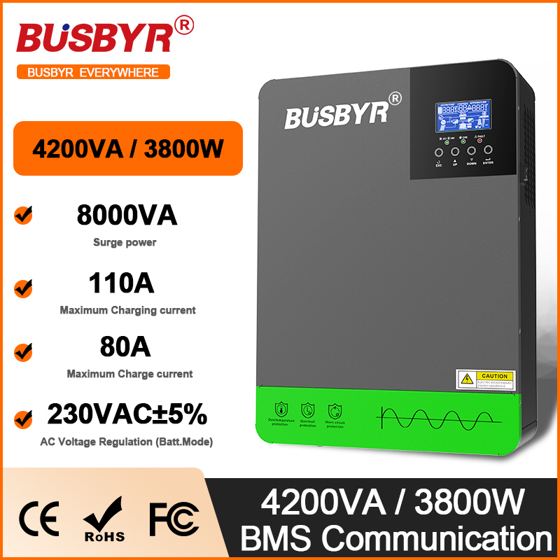 4.2KW 6.2KW Hybrid Solar Inver - огляд і ціна Renewable Energy Systems