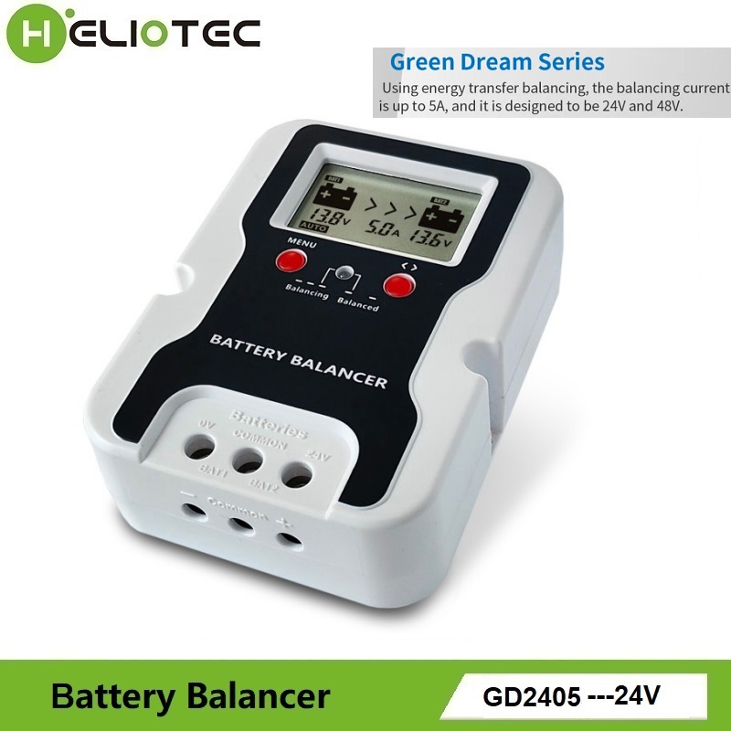 HELIOTEC 24V LED Display Batte - огляд і ціна Battery Equalizer Balancer