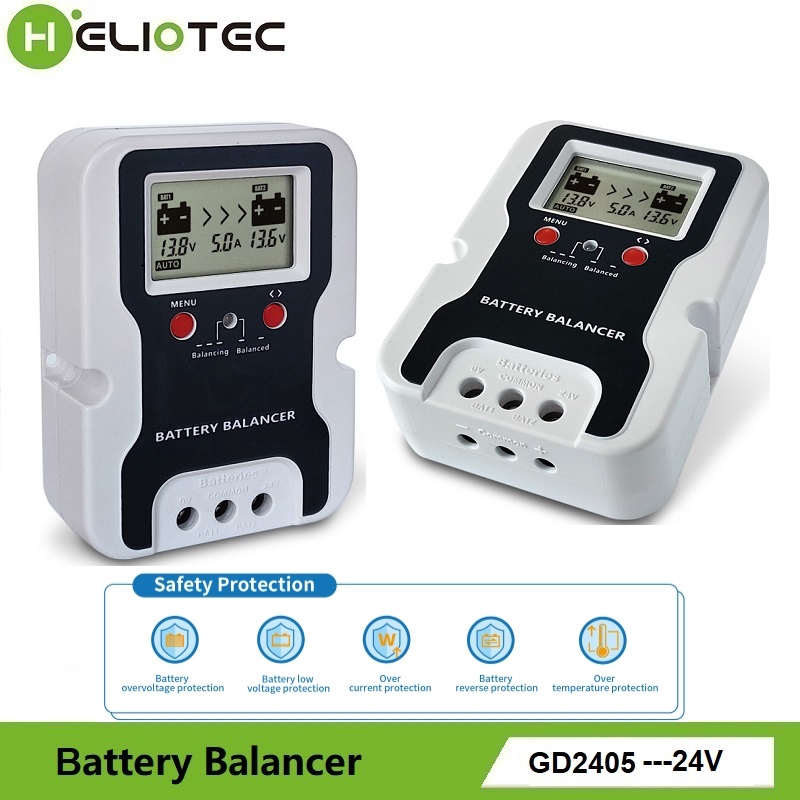 HELIOTEC 24V LED Display Batte - огляд і ціна Battery Equalizer Balancer