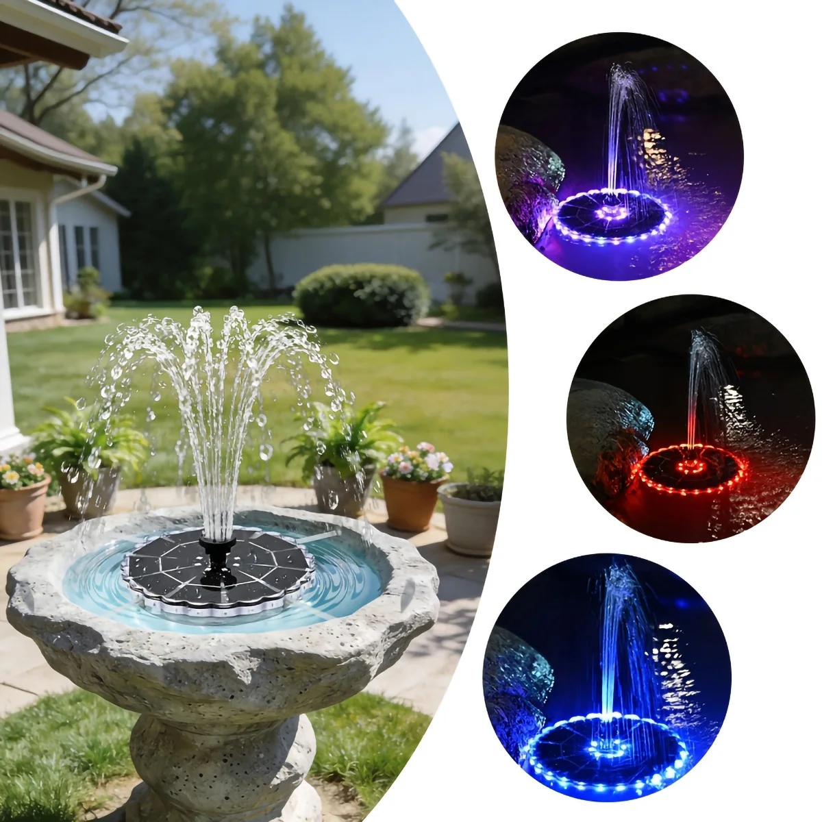 3.5W Outdoor Solar Fountain fo - огляд і ціна Solar Water Pump