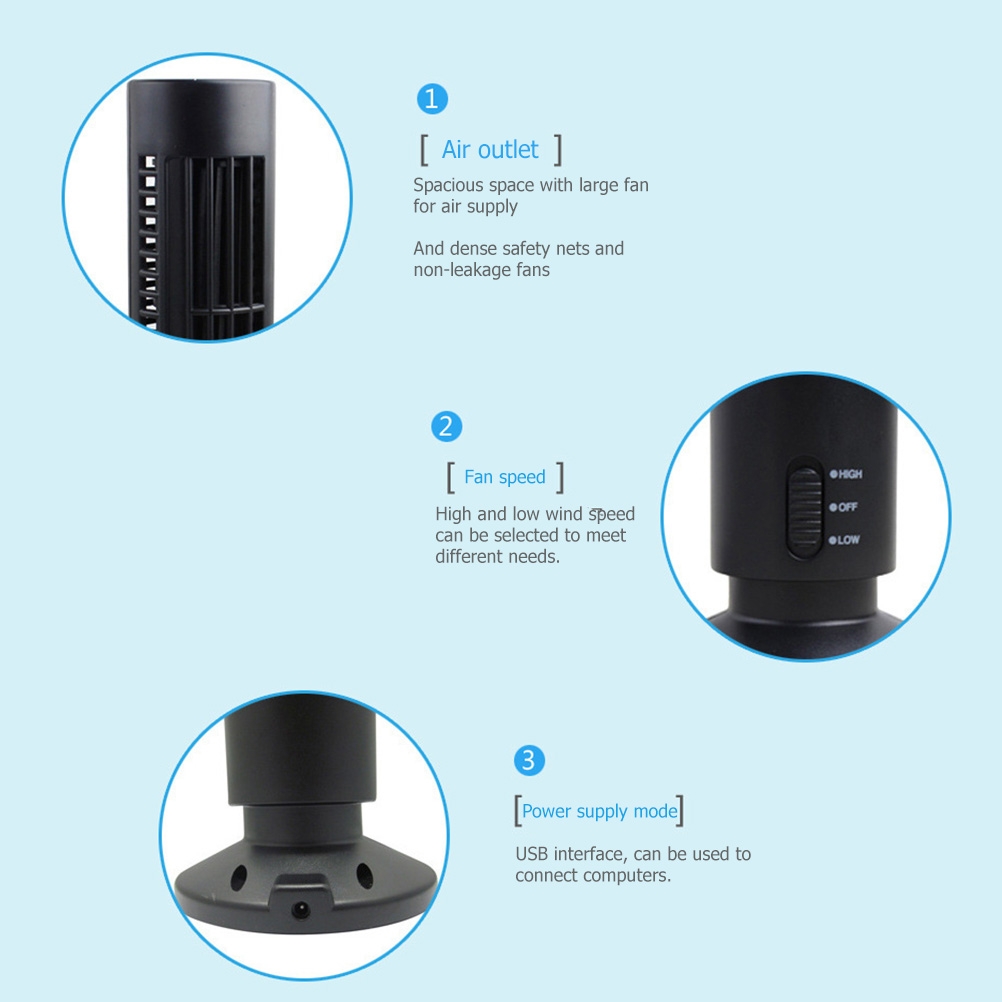 D9 Portable Air Cooler Vertica - огляд і ціна Mini Wind Turbine Vertical