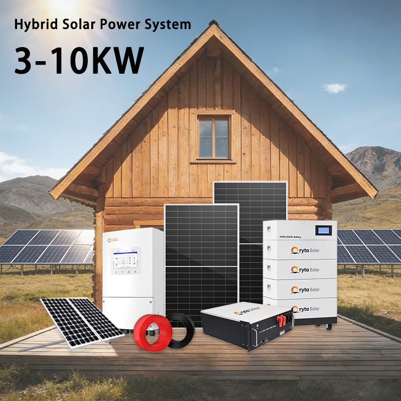 3KW-10KW Complete Off-Grid Hyb - огляд і ціна Solar Panel System 10Kw