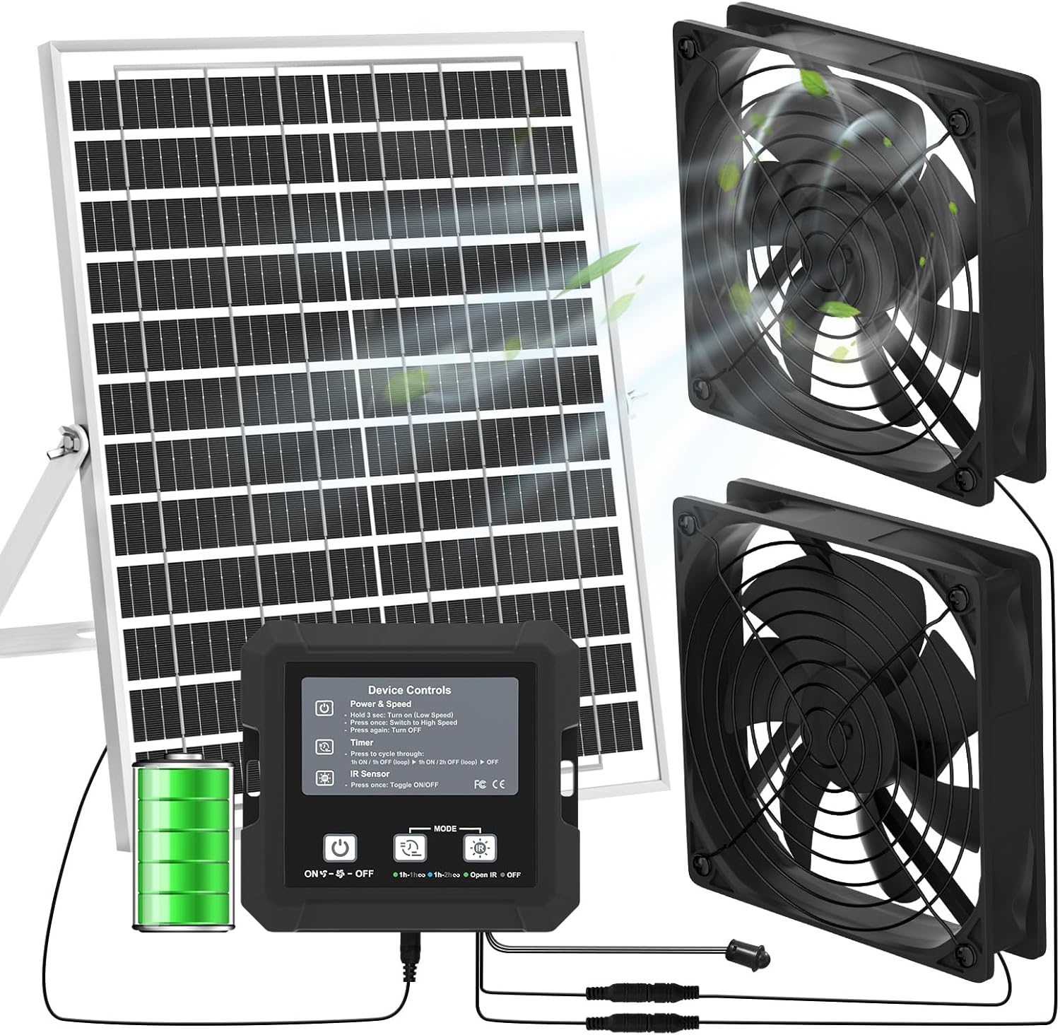 Mini Solar Powered Exhaust Fan - огляд і ціна Renewable Energy Systems