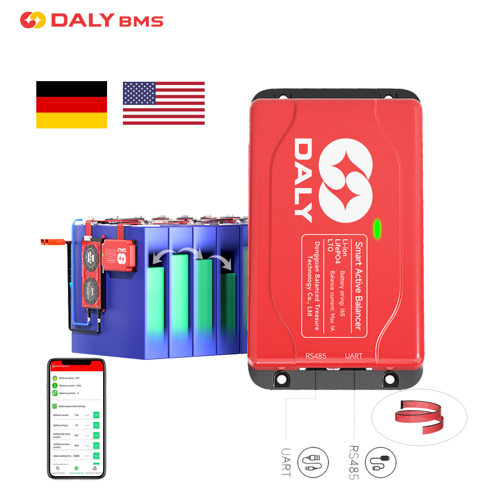 Daly 1A Active Equalizer Balan - огляд і ціна Battery Equalizer Balancer