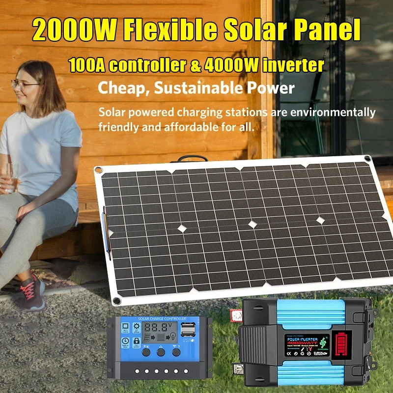 4000W Solar Panel Kit 12V To 1 - огляд і ціна Off Grid Solar Kit